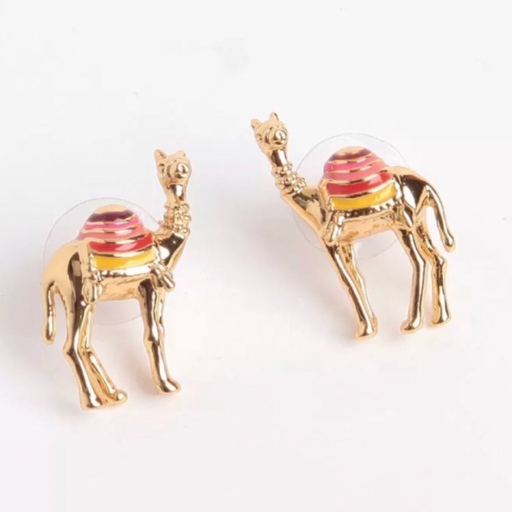 Kate Spade Spice Things Up Camel Earrings 🐪